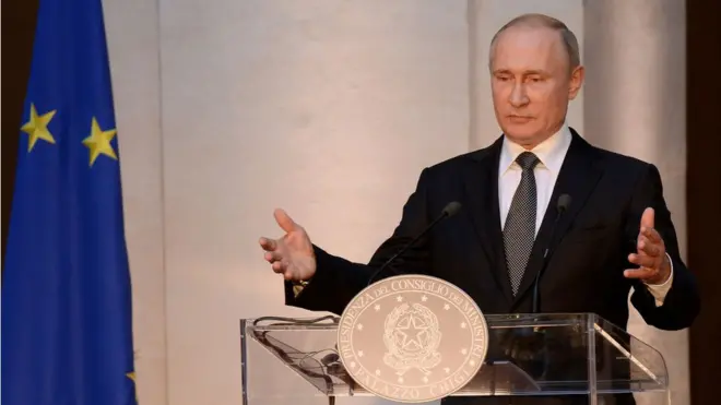 Президент Путин оценил потери Европы от санкций в 240 млрд долларов, а российские потери - в 50 млрд долларов