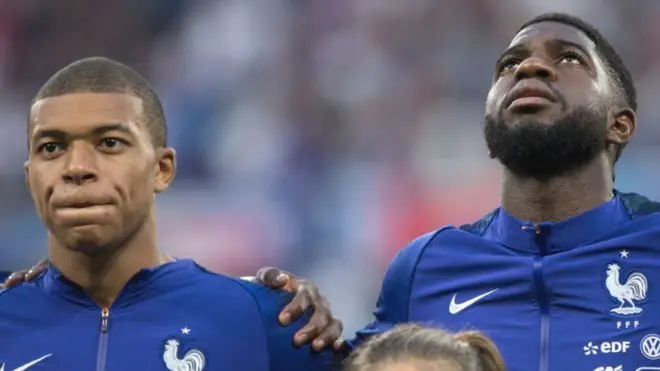 Mbappe and Umtiti