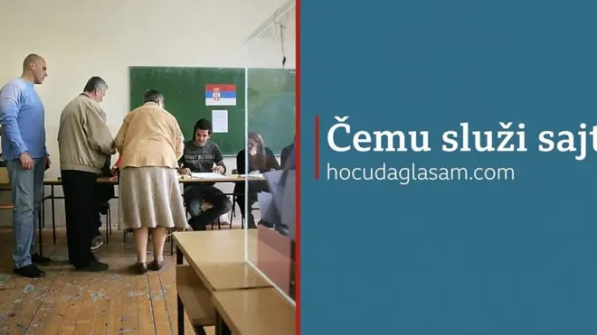 Glasanje na biračkom mestu i naslov