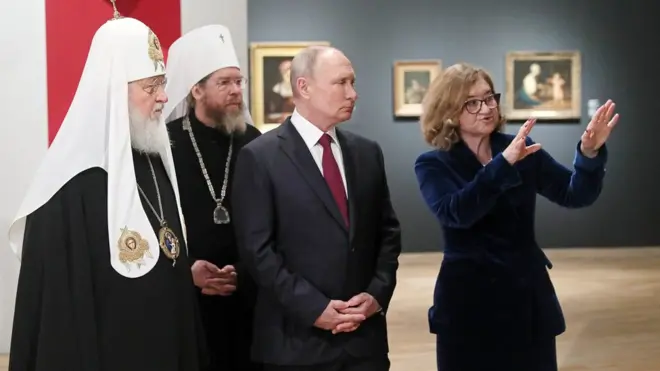 Кирилл, Тихон, Путин, Трегулова