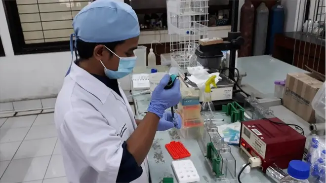 Proses awal dilakukan di laboratorium Pusat Riset Bioteknologi Molekuler dan Bioinformatika Unpad. Proses selanjutnya dilakukan di laboratorium PT Tekad Mandiri Citra (TMC), sebagai rekanan Unpad dalam produksi CePAD.