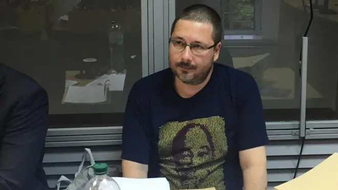 Станіслав Єжов під час судового засідання суду