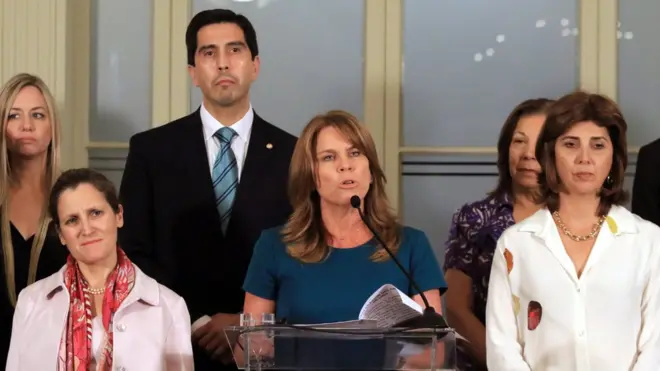 La canciller Cayetana Aljovín anunció que Maduro no será bienvenido a la Cumbre de las Américas.