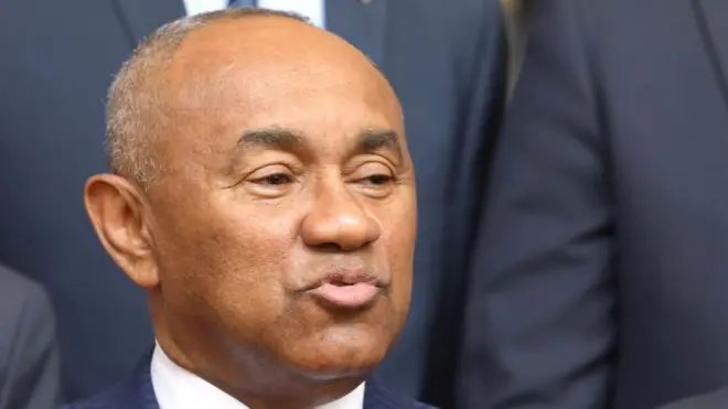 Ahmad Ahmad est président de la Confédération africaine de football depuis mars 2017