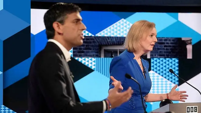 特拉斯vs蘇納克：最終兩位競逐英國相位的候選人電視交鋒