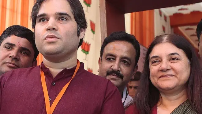 वरुण और मेनका गांधी