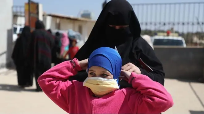 شامی پناہ گزین کیمپ