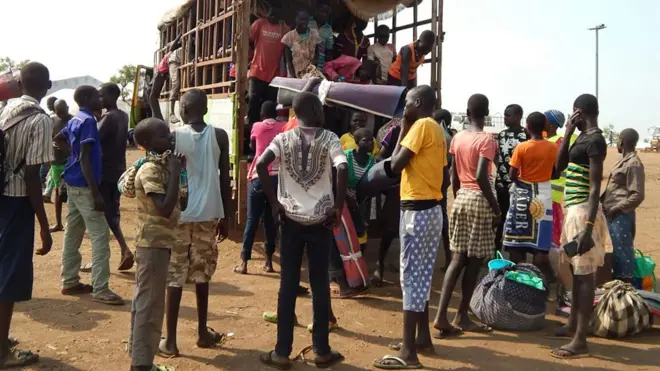 Qaxootiga Suudaanta Koofureed ee jooga Uganda