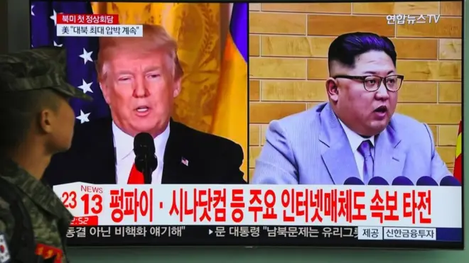 Donald Trump y Kim Jong Un