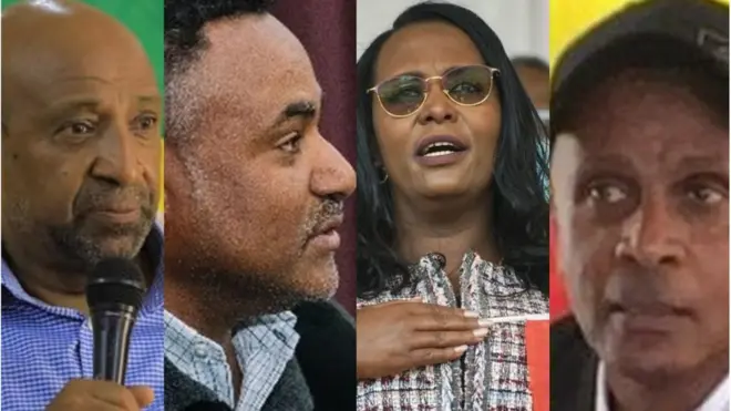 ፕሮፌ. ብርሃኑ ነጋ፣ ምክትል ከንቲባ አዳነች አቤቤ፣ ዲያቆን ዳንኤል ክብረትን እስክንድር ነጋ