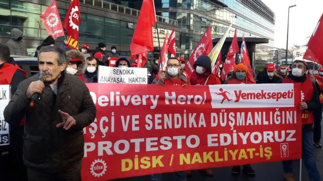 Yemeksepeti, işçilerinin sendikalaşmasına engel olmakla suçlanıyor