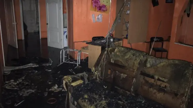 Пожежа в будинку для літніх людей у Харкові. Поліція затримала власника приміщення і орендаря