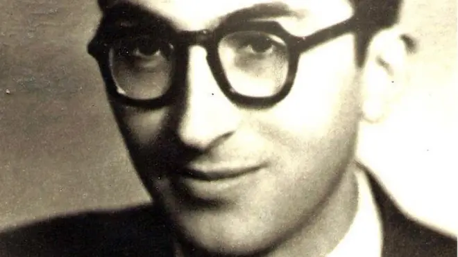 A handout picture released by the Italian Police shows a portrait of the French skier, Henri Le Masne, whose remains were found in 2005, 29 July 2018