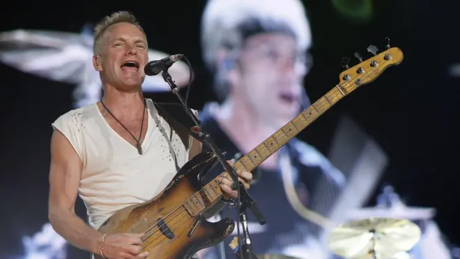 Sting, en concierto con The Police