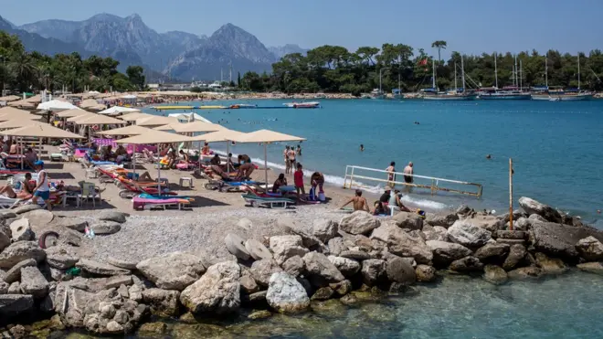 Türkiye'de bir sahil