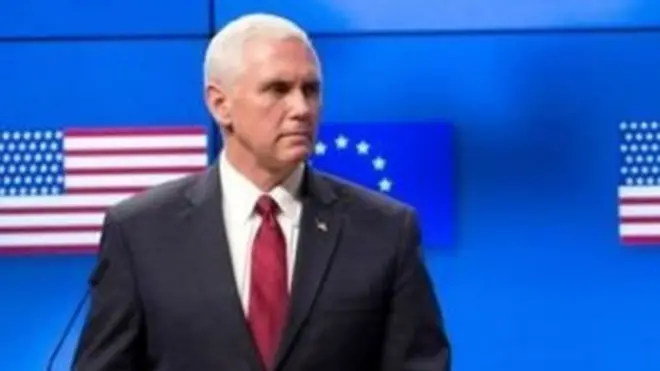 ٹسک کا کہنا تا کہ نائب صدر پینس سے ملاقات کی اشد ضرورت تھی