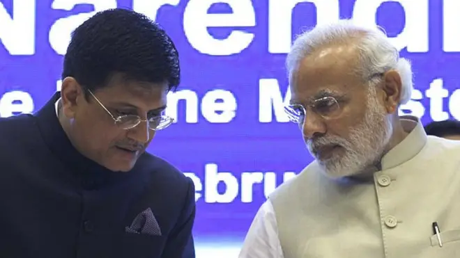 పియూష్ గోయల్‌, నరేంద్ర మోదీ