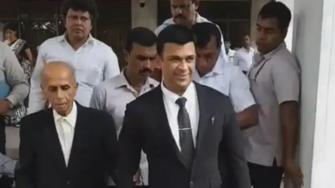 නියෝජ්‍ය අමාත්‍ය රන්ජන් රාමනායක, මහාචාර්ය කාලෝ ෆොන්සේකා සමග