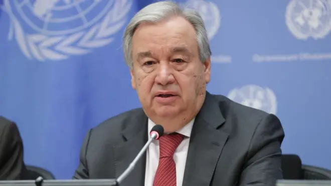 Barreessaa Olaanaa UN, Antooniyoo Guteerees