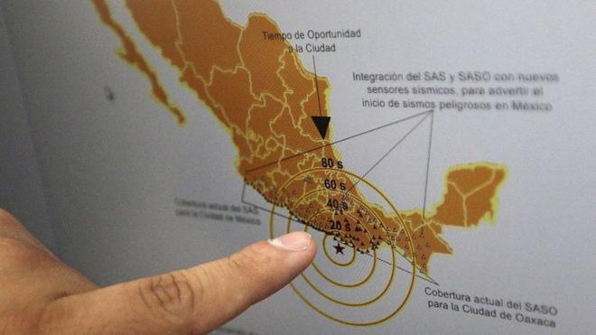 Mapa sísmico de México