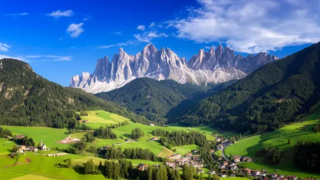 Tirol del Sur se encuentra en la frontera entre Italia y Austria.