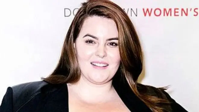 Tess Holliday had not given permission for the image to be used