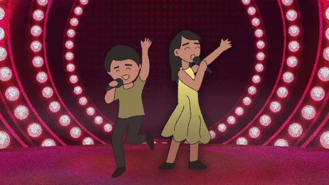 टेलिभिजन रियालिटी शोहरूमा केटाकेटीहरूको साङ्केतिक तस्बिर