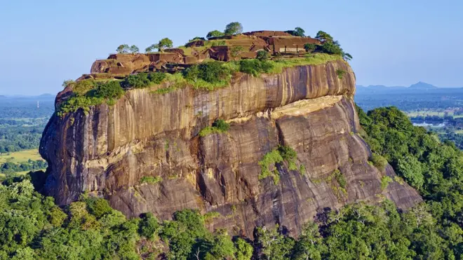 Vista panorámica de Sigiriya.