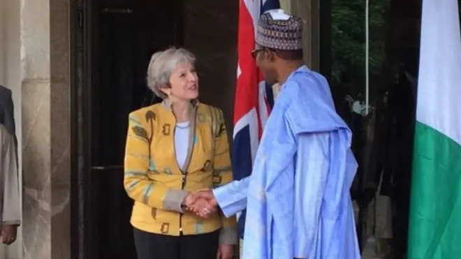Theresa May na Buhari