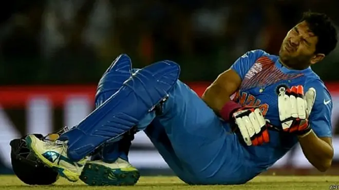 یواراج سنگھ نے کینسر جیسی بیماری سے صحت یاب ہو کر دوبارہ کرکٹ کھیلنی شروع کی