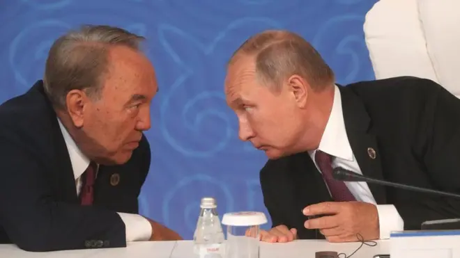 Назарбаев и Путин