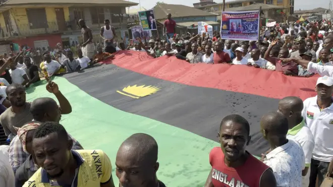 Ahụbeghị onyeisi Ipob bụ Nnnamdi Kanu kamgbe awakpochara be nna ya n'Umuahia