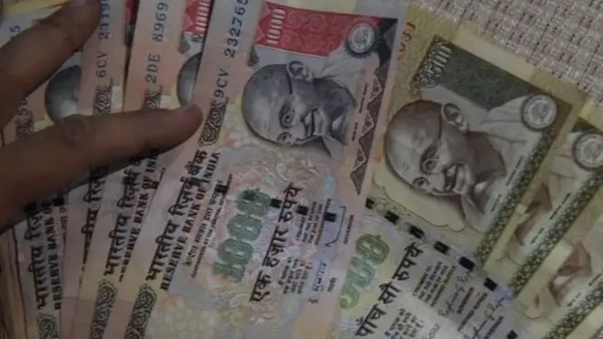 اسکناس هزار روپیه‌ای هند