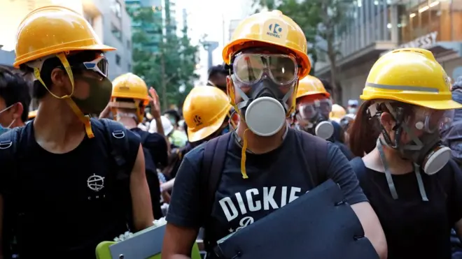 हॉन्ग कॉन्ग में प्रदर्शनकारी