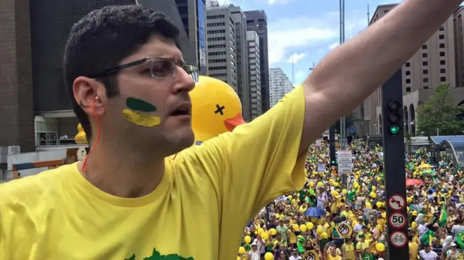 Chequer era um dos organizadores das manifestações pró-impeachment