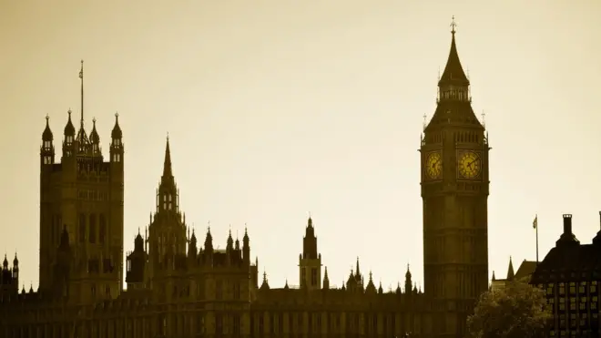 Вид на здания парламента и Вестминстерского аббатства