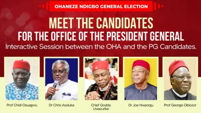 Ndị na-azọkwa onyeisi Ohanaeze Ndigbo