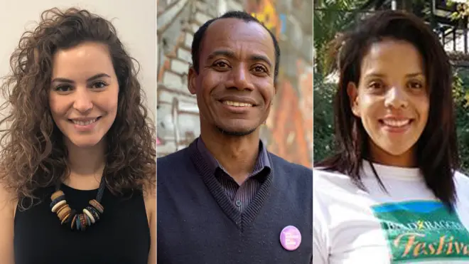 Valerie Gil, Jean Joachim y Lina Echeverry