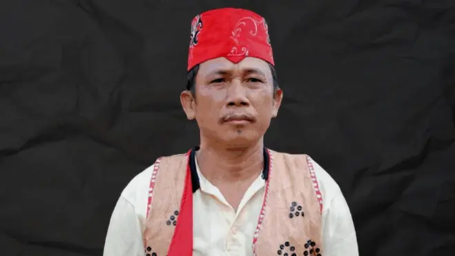 Effendi Buhing tokoh Masyarakat Adat Laman Kinipan.