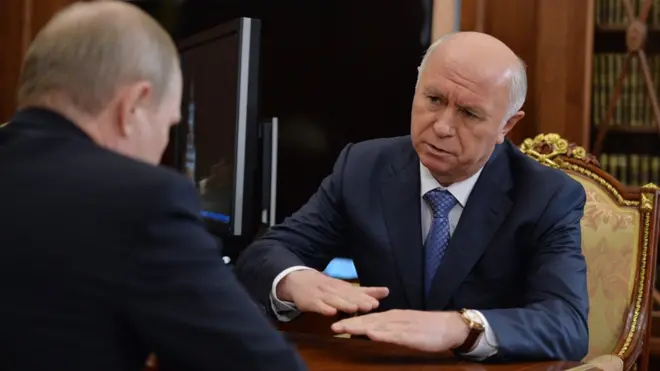 Губернатор Меркушкин и президент Путин во время встречи в Кремле в июне 2016 года