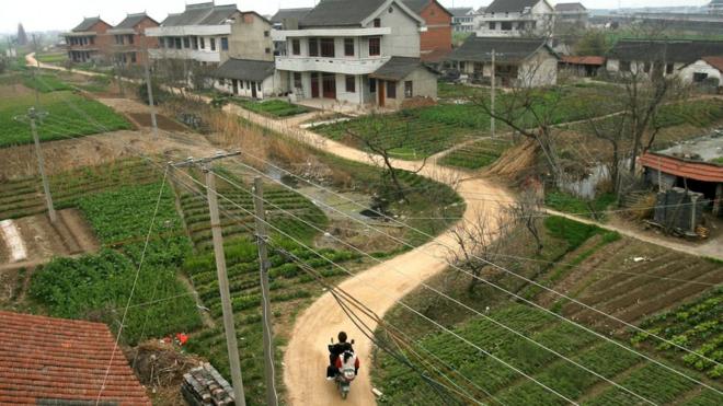 В Китае часто сносят деревни ради строительства других объектов