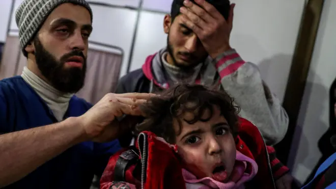 Раненый ребенок