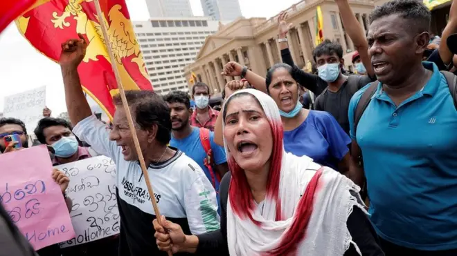 श्रीलंका में प्रदर्शन
