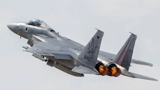 اسرائیلی جنگی طیارہ