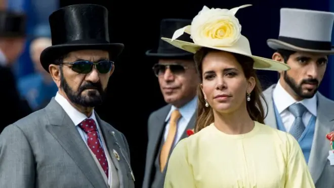 شیخ محمد آل مکتوم له خپلې اردنۍ شاهزادۍ هیا سره