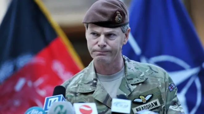 布拉德肖將軍認為與俄國發生軍事衝突是災難性的