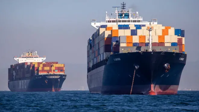 صورة أرشيفية لسفينة شحن
