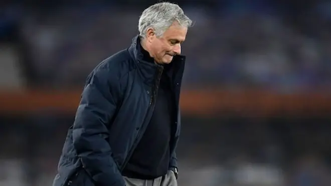 انتهت آخر مباراة لمورينيو يوم الجمعة أمام نادي إيفرتون، بالتعادل 2-2