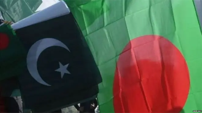 पाकिस्तान और बांग्लादेश का झंडा