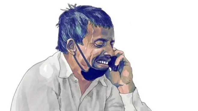 رام پکار پنڈت کی یہ تصویر بے حد وائرل ہوئی تھی